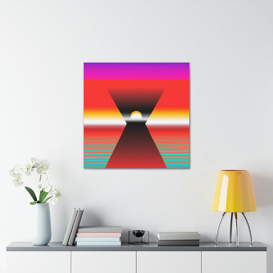 "James Gill-Inspired Sunrise Canvas Print" by PenPencilArt
