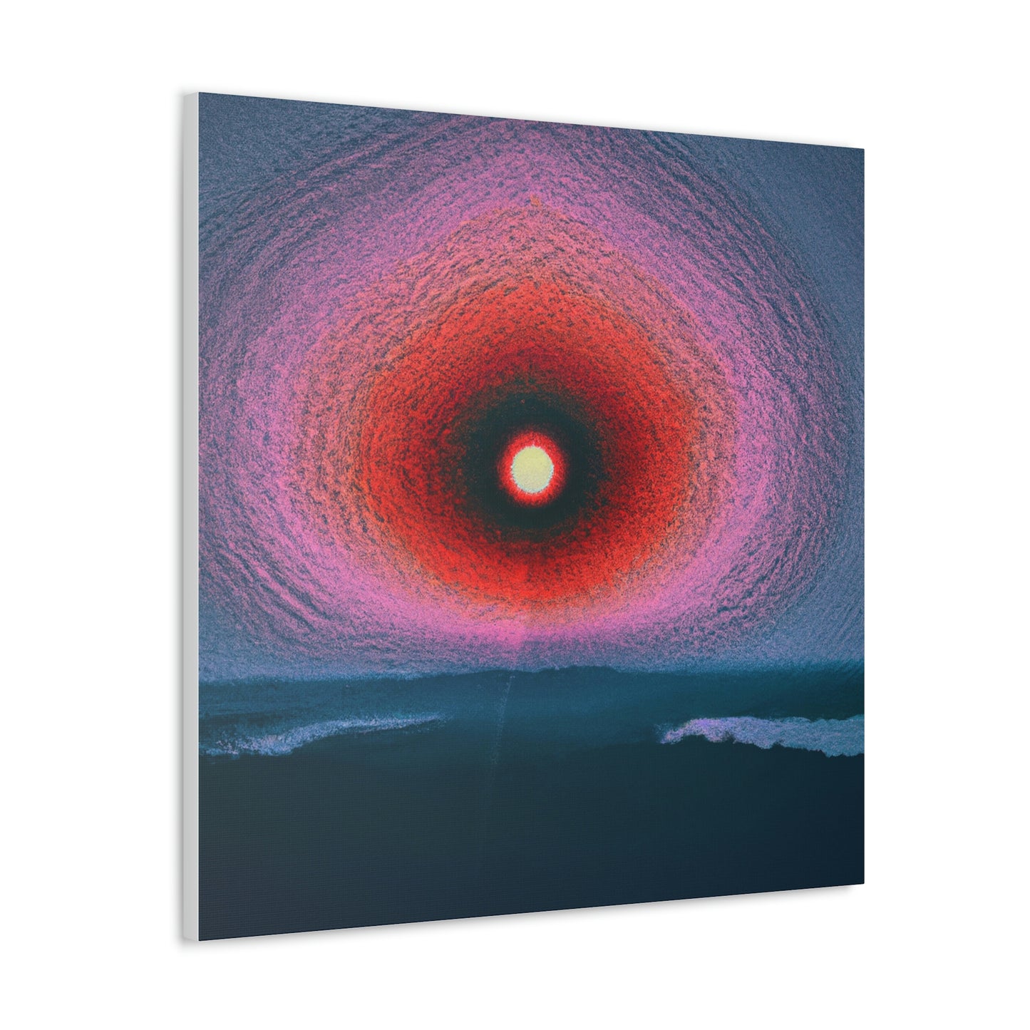 "Hariton Pushwagner-Inspired Sunrise Canvas Print" by PenPencilArt